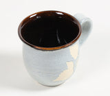 Leaf Imprint Ceramic Coffee Cup