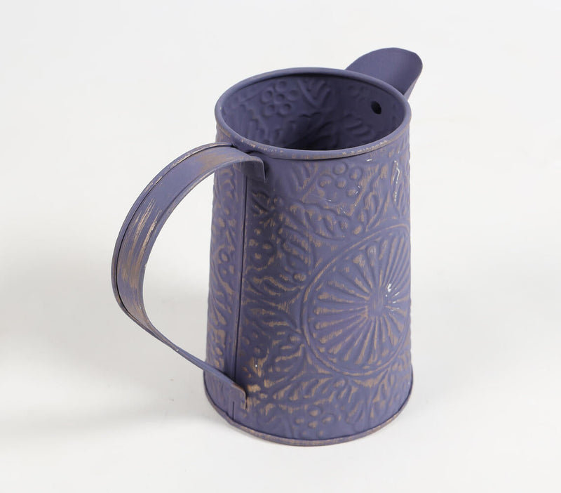 Floral-Motifs Levander Iron Jug