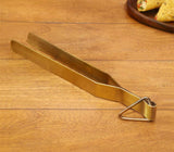 Gold-Toned Brass Classic Roti Tong