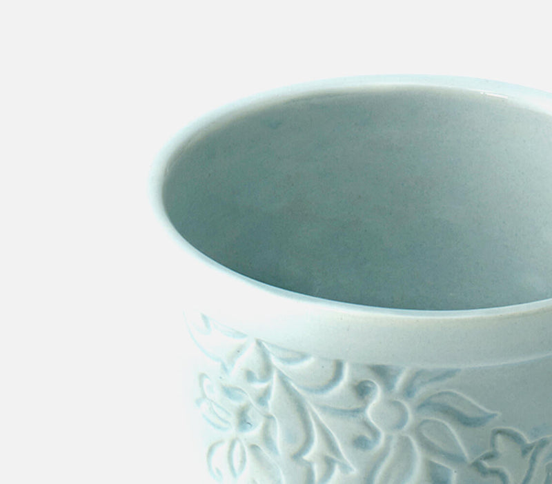 Handmade Ceramic Floral Ramekin Bowl