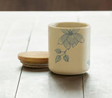 Handmade Floral Ceramic Jar (Small)