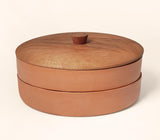 Terracotta Sprouter with Wooden Lid