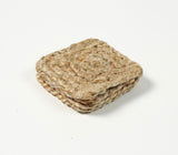 Hand Braided jute Coasters Square (set of 4)