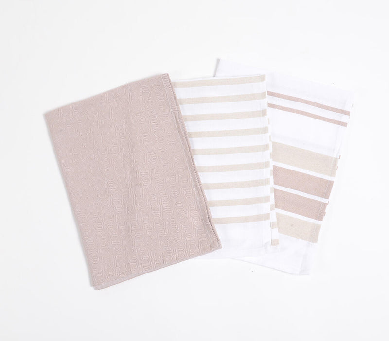Yarn-Dyed Cotton Kitchen towels (set of 3)_1