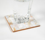 Mother-of-Pearl Square Coasters (set of 4)