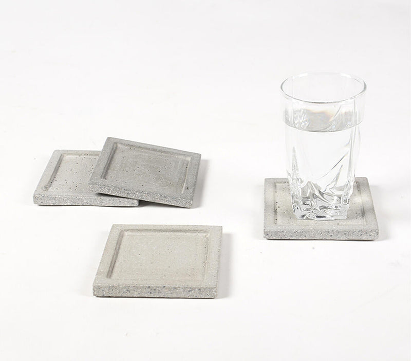 Handmade Concrete Coasters (set of 4)