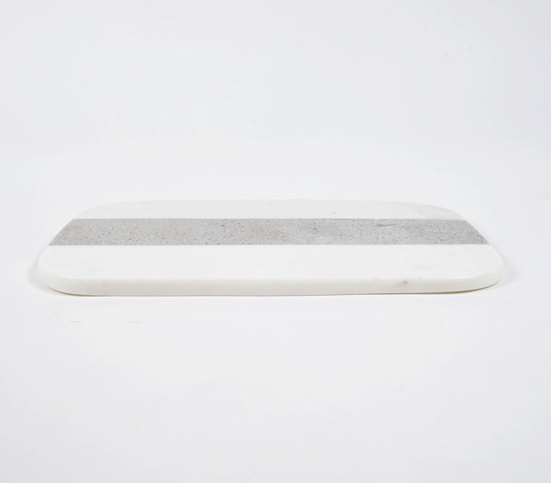 Colorblock Marble & Concrete Cheese board
