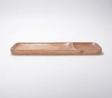Minimal Wooden Chip and Dip Platter