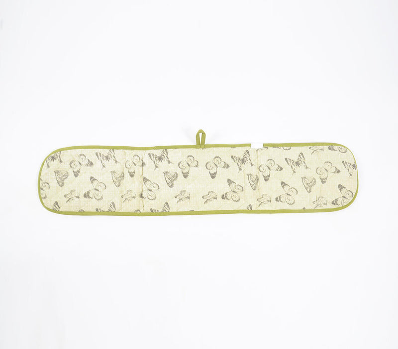Handcrafted Pastel Butterfly Cotton Oven Mitt