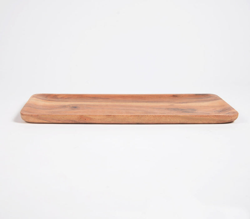 Hand Cut Acacia Wood Serving Board