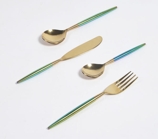 Steel cutlery set 