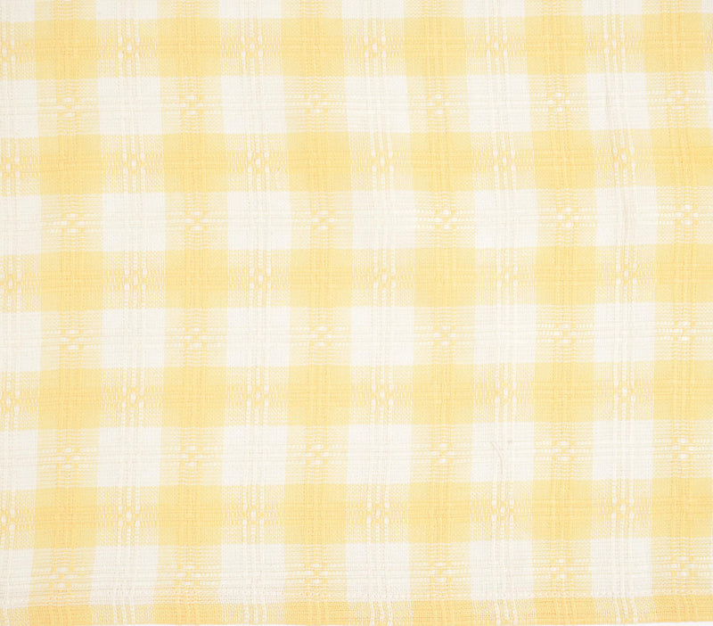 Handloom Cotton Lemon Checks Kitchen Towels (Set of 3)