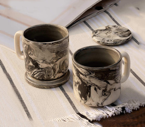 Carbon Ceramic Mugs (Set of 2)