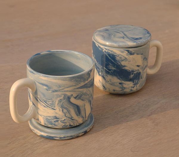 The Earth Ceramic Mugs (Set of 2)