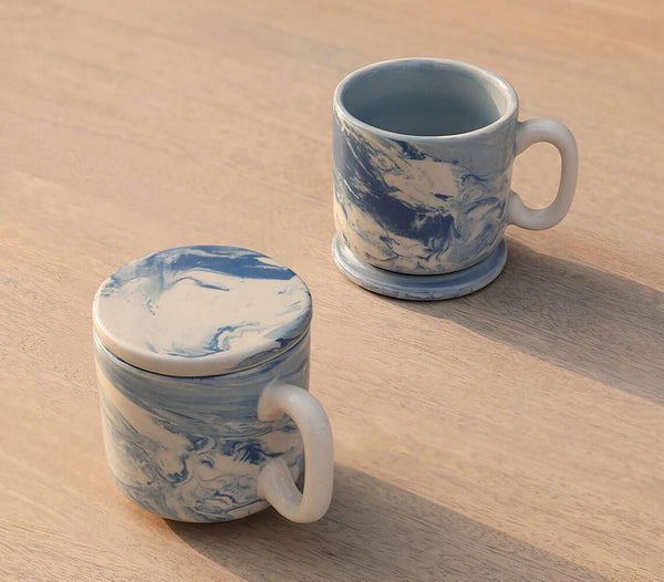 The Earth Ceramic Mugs (Set of 2)